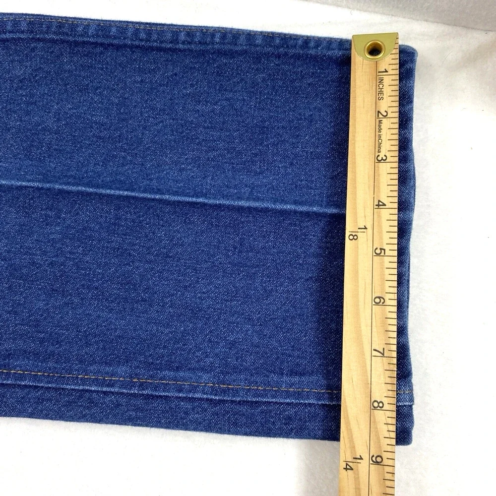 Wrangler Jeans Mens 38 x 31.5 Slim Fit Dark Wash Denim 36MWZ Cowboy Casual - Picture 11 of 11
